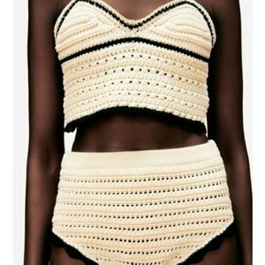 Bohemian crotchet Zara top